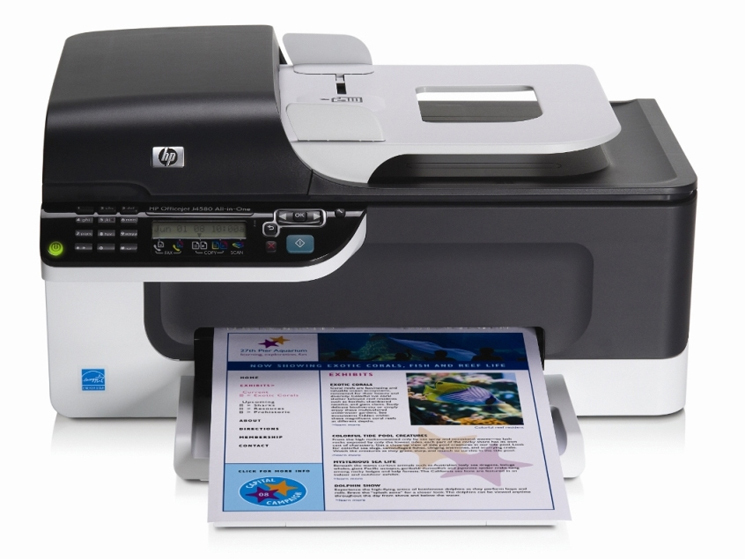 HP OfficeJet J4580 Printer Drivers Download for windows 7, 8.1